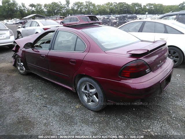 1G2NF52E14M524173 - 2004 PONTIAC GRAND AM SE1 MAROON photo 3