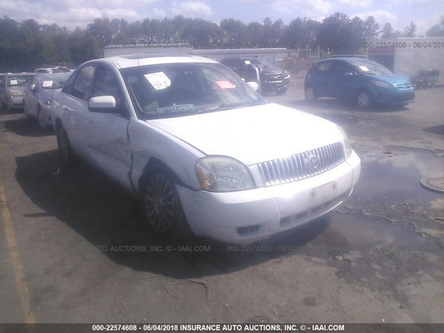 1MEFM43155G602707 - 2005 MERCURY MONTEGO PREMIER WHITE photo 1