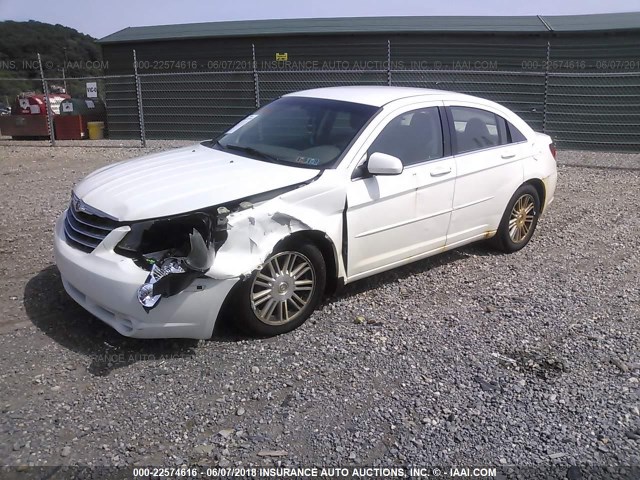 1C3LC56R97N674138 - 2007 CHRYSLER SEBRING TOURING WHITE photo 2