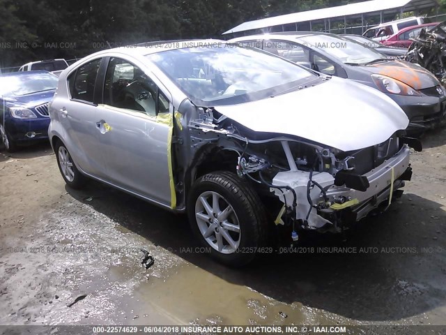 JTDKDTB31D1052209 - 2013 TOYOTA PRIUS C SILVER photo 1