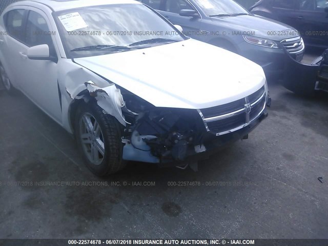 1B3CC1FBXAN229245 - 2010 DODGE AVENGER EXPRESS WHITE photo 6