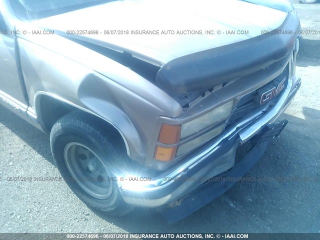 2GTEC19M0V1519988 - 1997 GMC SIERRA C1500 TAN photo 6