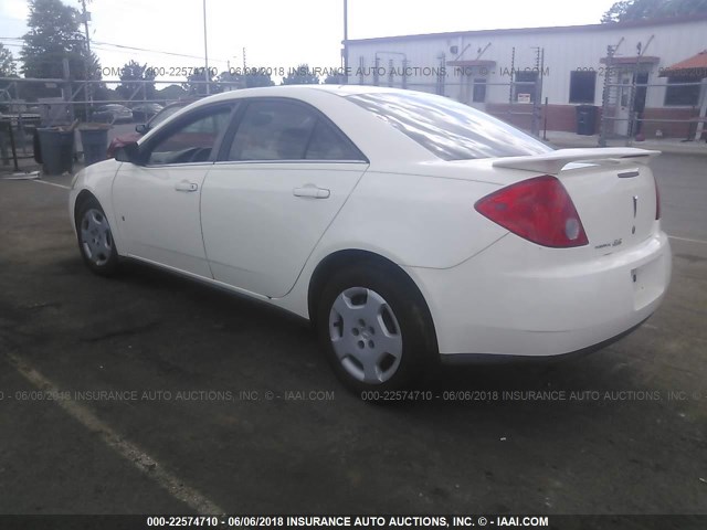 1G2ZF57B484204626 - 2008 PONTIAC G6 VALUE LEADER/BASE WHITE photo 3
