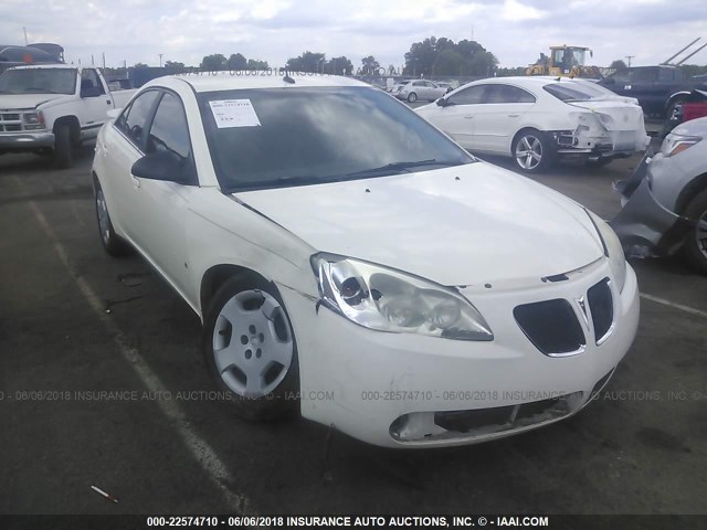 1G2ZF57B484204626 - 2008 PONTIAC G6 VALUE LEADER/BASE WHITE photo 6