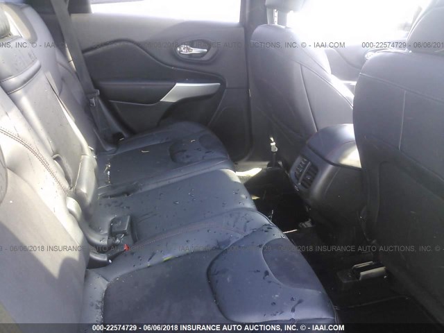 1C4PJMBS1HW569708 - 2017 JEEP CHEROKEE TRAILHAWK 灰色 照片 8