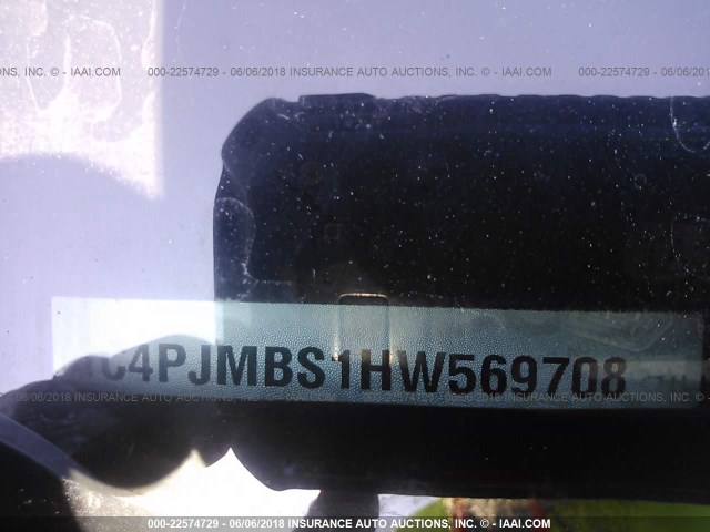 1C4PJMBS1HW569708 - 2017 JEEP CHEROKEE TRAILHAWK 灰色 照片 9