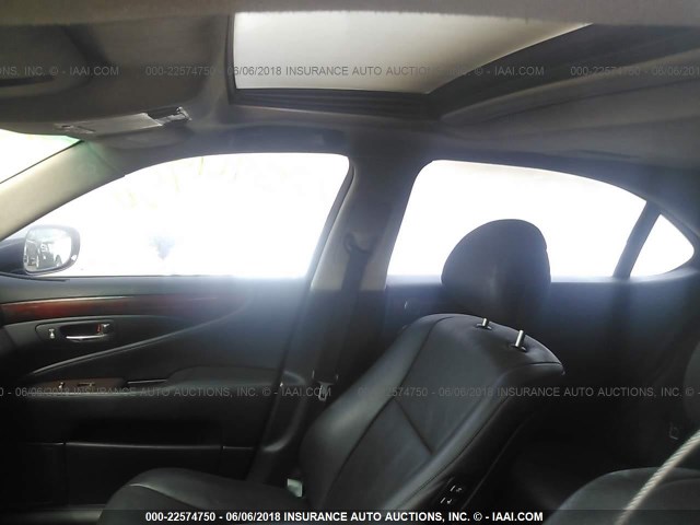 JTHGL46F075004523 - 2007 LEXUS LS 460L BLACK photo 6