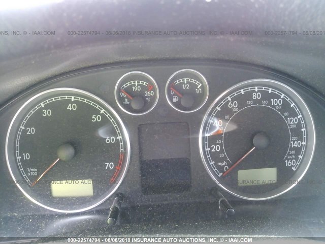 WVWRH63B93P251711 - 2003 VOLKSWAGEN PASSAT GLX BLACK photo 7