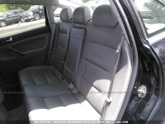 WVWRH63B93P251711 - 2003 VOLKSWAGEN PASSAT GLX BLACK photo 8