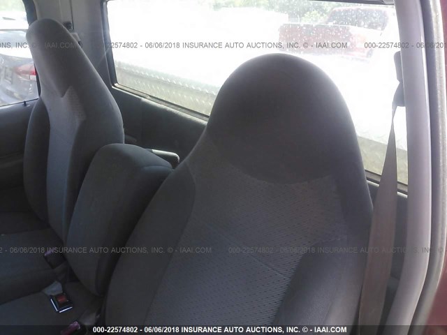 4F4YR12C4YTM32839 - 2000 MAZDA B2500 RED photo 8