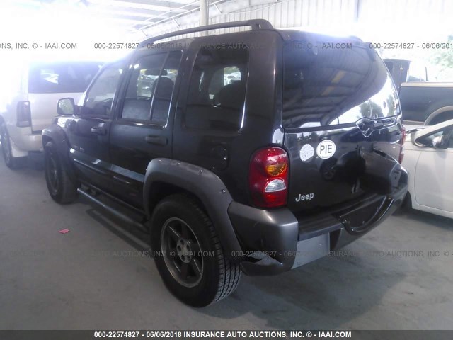 1J4GK48K53W665140 - 2003 JEEP LIBERTY SPORT/FREEDOM BLACK photo 3