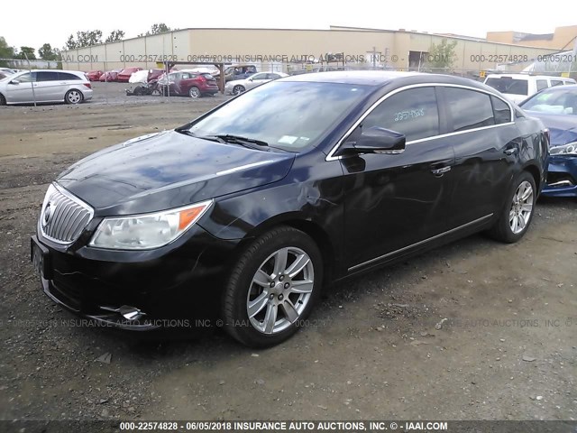 1G4GC5ED6BF131041 - 2011 BUICK LACROSSE CXL BLACK photo 2