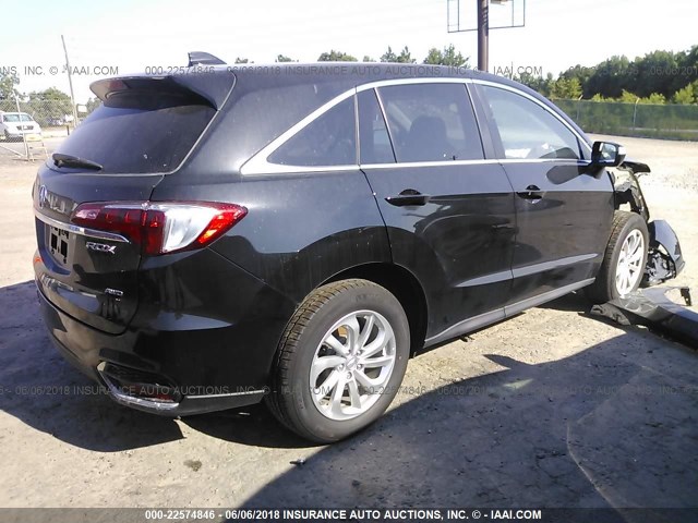 5J8TB4H38HL036947 - 2017 ACURA RDX BLACK photo 4