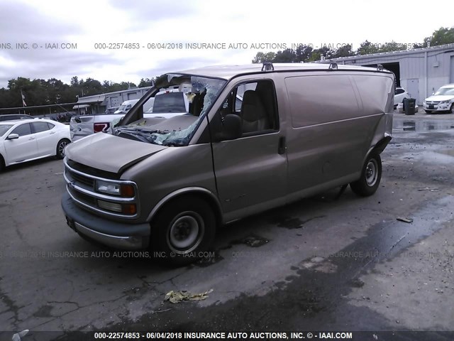 1GCFG25M2Y1241433 - 2000 CHEVROLET EXPRESS G2500  BROWN photo 2