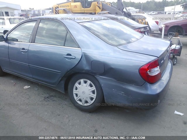 JTDBE32K940275088 - 2004 TOYOTA CAMRY LE/XLE BLUE photo 6