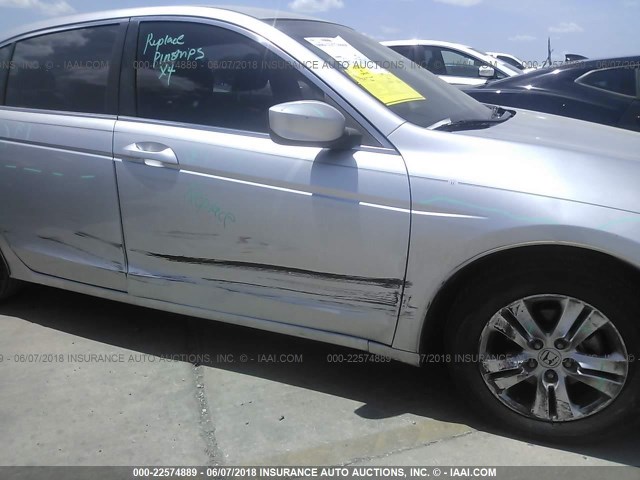 1HGCP26428A121716 - 2008 HONDA ACCORD LXP SILVER photo 6