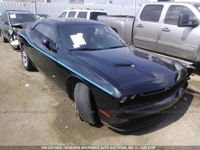 2C3CDZAGXFH913066 - 2015 DODGE CHALLENGER SXT BLUE photo 1