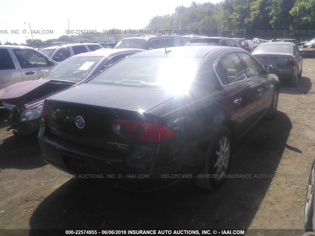 1G4HD57297U216861 - 2007 BUICK LUCERNE CXL BLACK photo 4