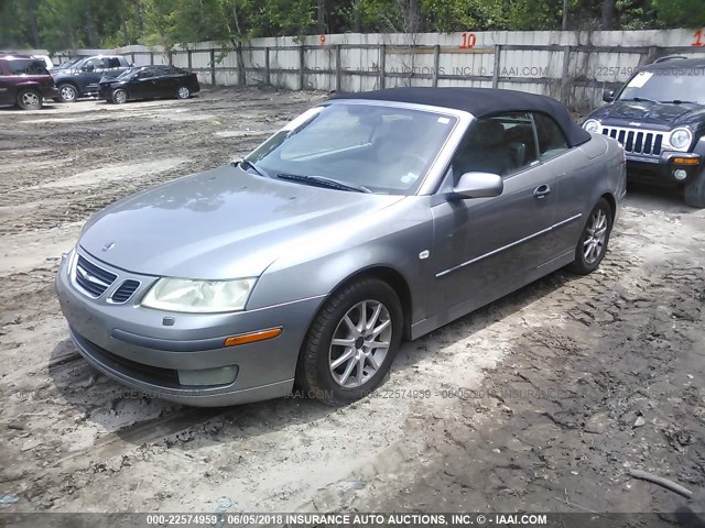 YS3FD79Y646012746 - 2004 SAAB 9-3 ARC GRAY photo 2