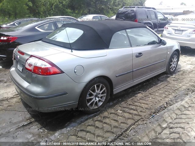 YS3FD79Y646012746 - 2004 SAAB 9-3 ARC GRAY photo 4