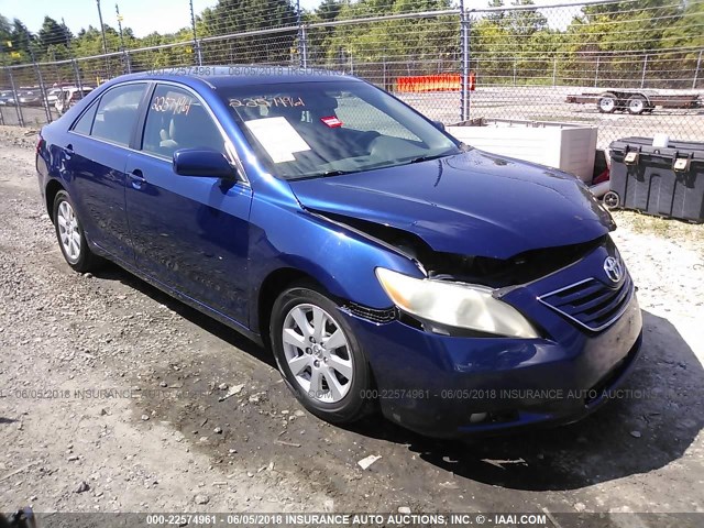 4T1BK46K27U004195 - 2007 TOYOTA CAMRY NEW GENERAT LE/XLE/SE BLUE photo 1