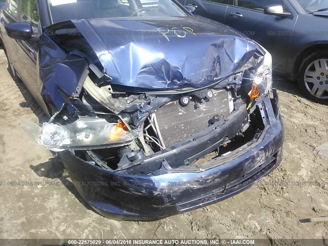 1HGCP2F47AA033637 - 2010 HONDA ACCORD LXP BLUE photo 6