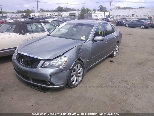 JNKAY01F16M266398 - 2006 INFINITI M35 SPORT SILVER photo 2