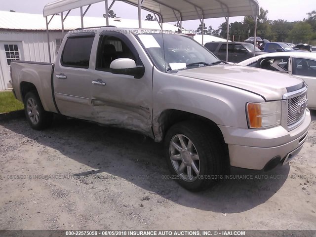 2GTEK638581176272 - 2008 GMC NEW SIERRA K1500 DENALI GRAY photo 1