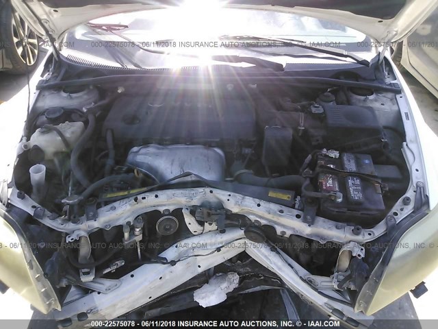 JTKDE177750011752 - 2005 TOYOTA SCION TC 白色 照片 10