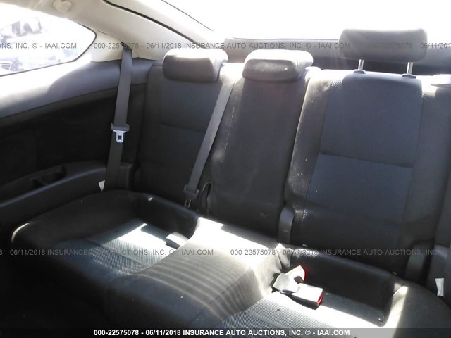 JTKDE177750011752 - 2005 TOYOTA SCION TC 白色 照片 8