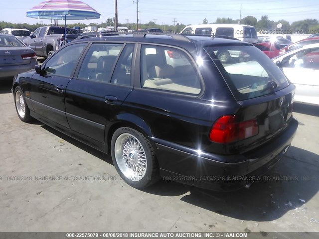 WBADP633XXBV60559 - 1999 BMW 528 IT AUTOMATIC BLACK photo 3