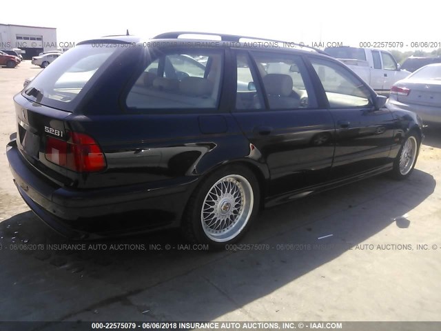 WBADP633XXBV60559 - 1999 BMW 528 IT AUTOMATIC BLACK photo 4