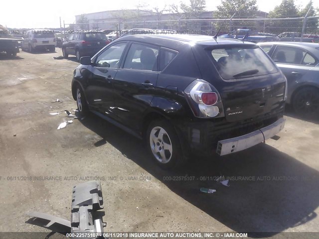 5Y2SP6E87AZ413522 - 2010 PONTIAC VIBE BLACK photo 3