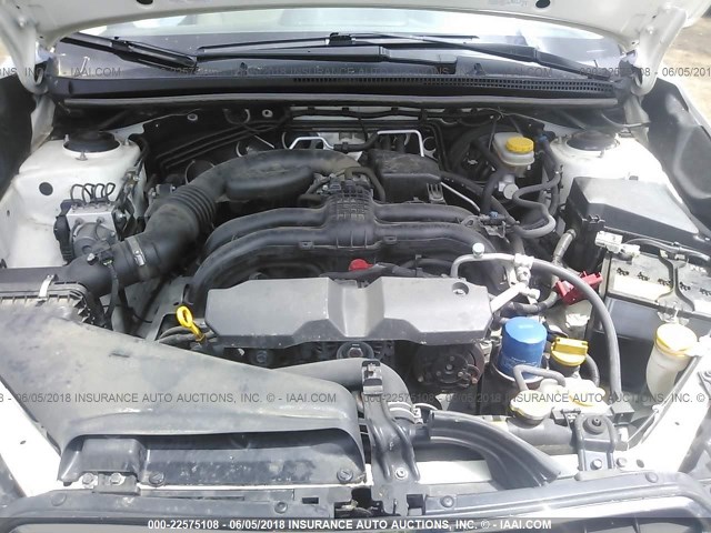 JF2GPAVC4E8298095 - 2014 SUBARU XV CROSSTREK 2.0 PREMIUM WHITE photo 10