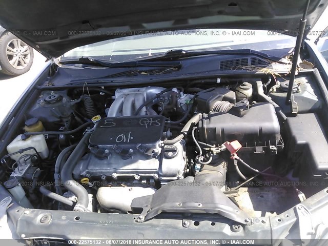 4T1BF30K32U536524 - 2002 TOYOTA CAMRY LE/XLE/SE მწვანე ფოტო 10