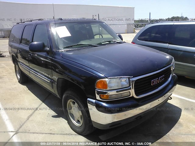 1GKFK16Z35J153767 - 2005 GMC YUKON XL K1500 BLUE photo 1