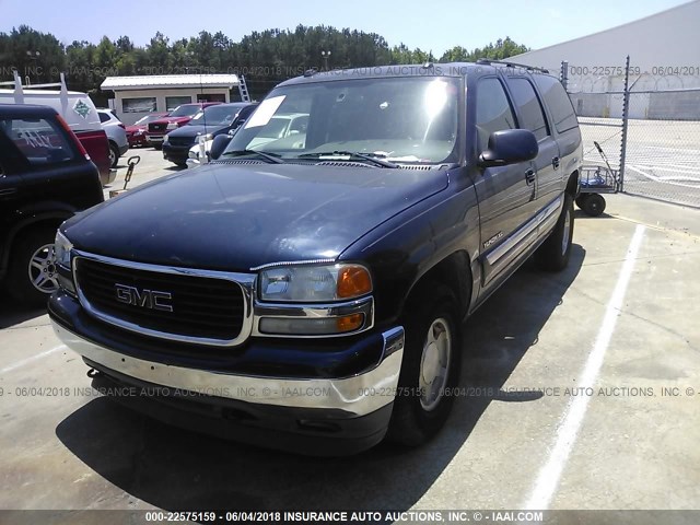 1GKFK16Z35J153767 - 2005 GMC YUKON XL K1500 BLUE photo 2