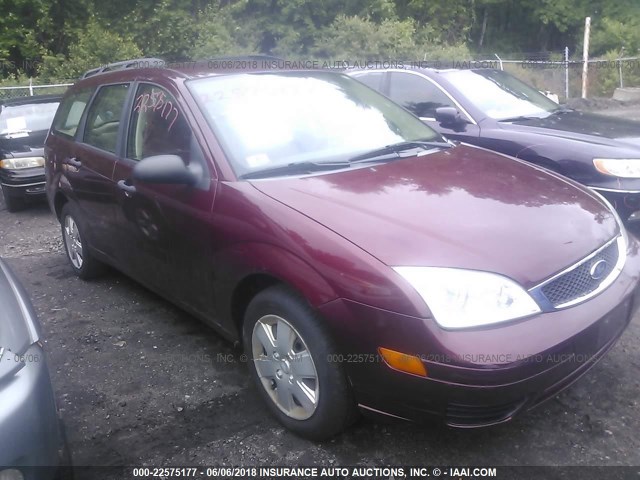 1FAHP36NX6W249839 - 2006 FORD FOCUS ZXW RED photo 1