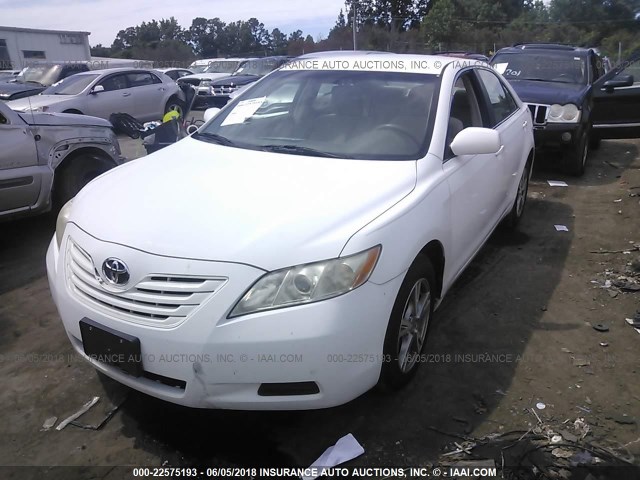 4T1BE46K39U875259 - 2009 TOYOTA CAMRY SE/LE/XLE WHITE photo 2