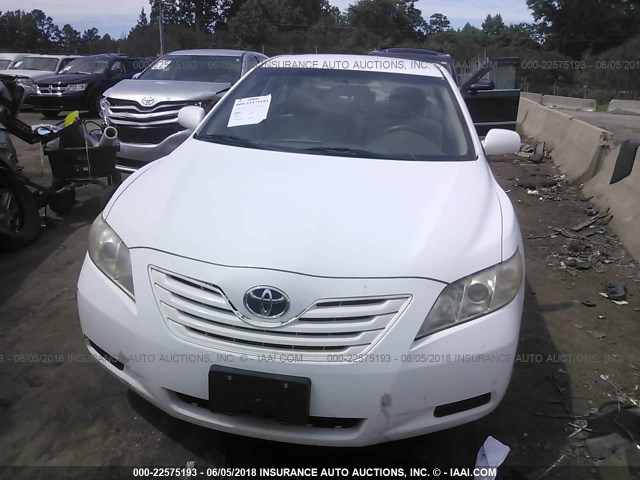 4T1BE46K39U875259 - 2009 TOYOTA CAMRY SE/LE/XLE WHITE photo 6