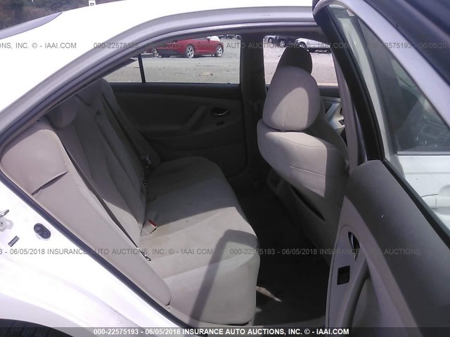 4T1BE46K39U875259 - 2009 TOYOTA CAMRY SE/LE/XLE WHITE photo 8