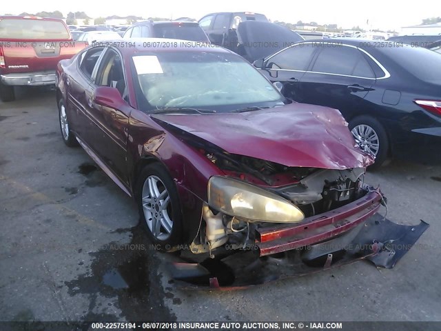2G2WR524851215297 - 2005 PONTIAC GRAND PRIX GTP MAROON photo 1