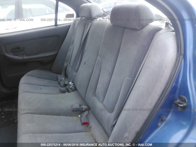 KMHDN46D85U142905 - 2005 HYUNDAI ELANTRA GLS/GT BLUE photo 8