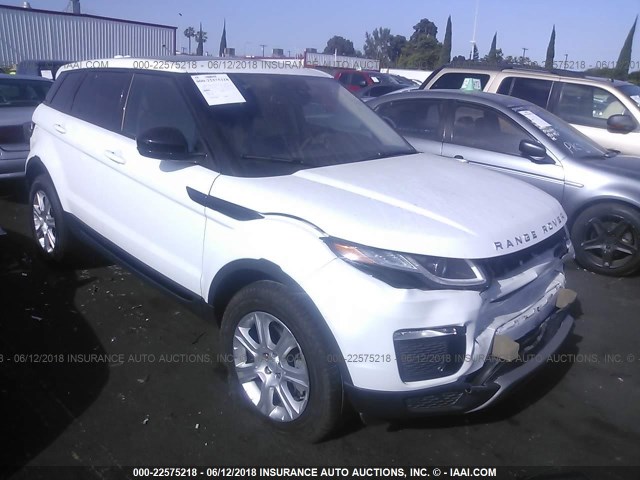 SALVP2RX7JH275065 - 2018 LAND ROVER RANGE ROVER EVOQU SE WHITE photo 1