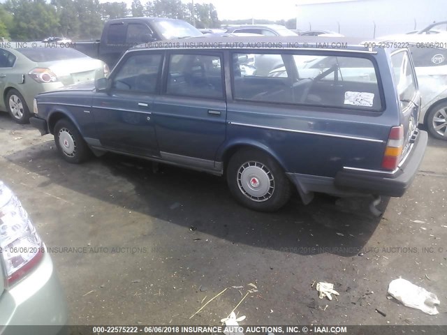 YV1AX8857J1767543 - 1988 VOLVO 245 DL/GL BLUE photo 3