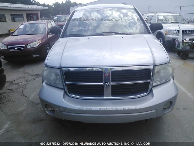 1D8HB38P99F702667 - 2009 DODGE DURANGO SE SILVER photo 6