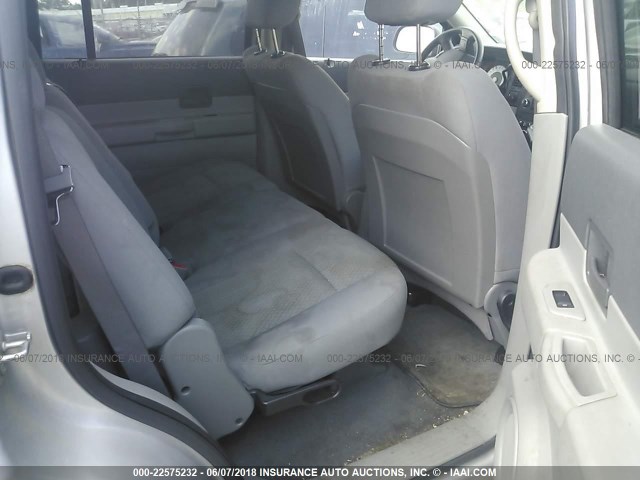 1D8HB38P99F702667 - 2009 DODGE DURANGO SE SILVER photo 8