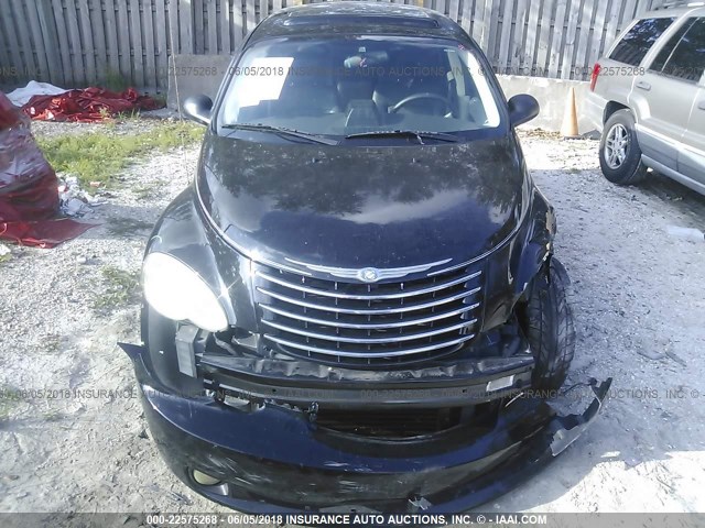 3A8FY78G66T326290 - 2006 CHRYSLER PT CRUISER GT BLACK photo 6