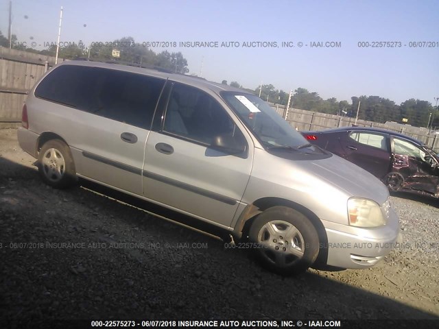 2FMZA51604BA66715 - 2004 FORD FREESTAR SE SILVER photo 1