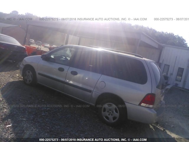 2FMZA51604BA66715 - 2004 FORD FREESTAR SE SILVER photo 3